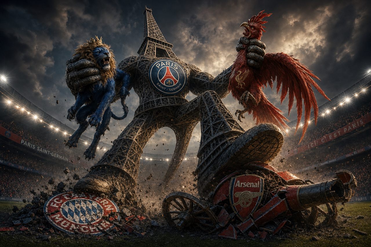 PSG — fan poll art for Champions League Final 2026 in Budapest